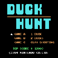 Duck Hunt Title Screen